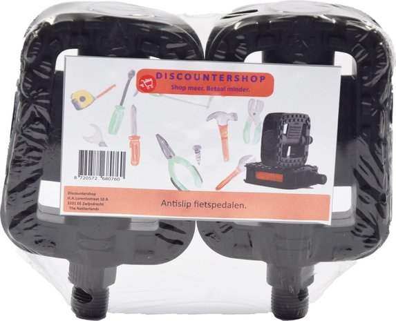 Discountershop 3 Set Anti-slip pedals - Sturdy basic bicycle pedals - Extra grip - Anti-slip - Trapper-Set - 3 pair | 6 pieces Discountershop 3 Set Anti-slip pedals - Sturdy basic bicycle pedals - Extra grip - Anti-slip - Trapper-Set - 3 pair | 6 pieces