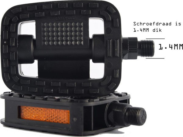 Discountershop 3 Set Anti-slip pedals - Sturdy basic bicycle pedals - Extra grip - Anti-slip - Trapper-Set - 3 pair | 6 pieces Discountershop 3 Set Anti-slip pedals - Sturdy basic bicycle pedals - Extra grip - Anti-slip - Trapper-Set - 3 pair | 6 pieces