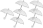 Koepelparaplu Transparant 100 cm - 7 stuks Doorzichtige Paraplu - Stevige Damesparaplu voor Regen & Sneeuw - Windproof Koepelparaplu Transparant 100 cm - 7 stuks Doorzichtige Paraplu - Stevige Damesparaplu voor Regen & Sneeuw - Windproof