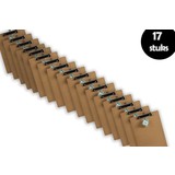 Discountershop 17x Klemborden - Klemborden A4 - Klemborden hout A4 31 x 22 x 1.5 cm Discountershop 17x Klemborden - Klemborden A4 - Klemborden hout A4 31 x 22 x 1.5 cm