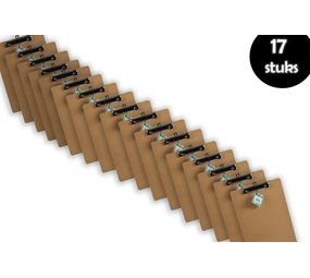 Discountershop 17x Klemborden - Klemborden A4 - Klemborden hout A4 31 x 22 x 1.5 cm Discountershop 17x Klemborden - Klemborden A4 - Klemborden hout A4 31 x 22 x 1.5 cm