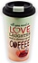 Travel Mug - 450 ml - Coffee cup to go - Mug of coffee or tea Travel mug, coffee cup - coffee to go cup - CRUISING TRAVEL MUG - To-Go cup coffee makes life better small size -