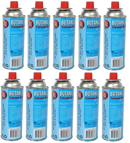 All Ride 400ml Butane Gas Cans for Camping Stoves - MSF-1a Supply for Group Travel - Shared Use and Outdoor Cooking - 20 Pieces All Ride 400ml Butane Gas Cans for Camping Stoves - MSF-1a Supply for Group Travel - Shared Use and Outdoor Cooking - 20 Pieces