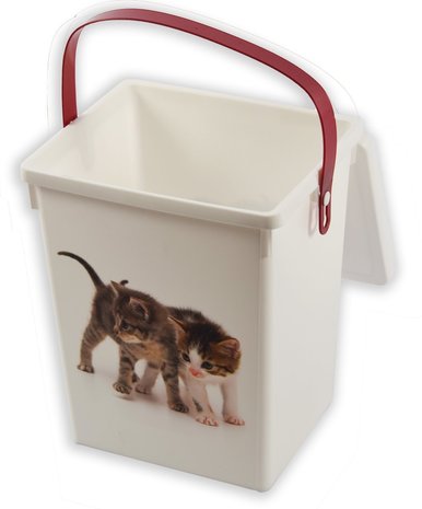 Discountershop 2 pieces Food container Cat litter box and dog litter box-4 liter - Cat container - Cat-dog-Pet food box Discountershop 2 pieces Food container Cat litter box and dog litter box-4 liter - Cat container - Cat-dog-Pet food box