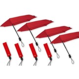 Merkloos Umbrella against storms up to 80 km - 4 pieces in the package - Storm umbrella suitable for gusts of wind up to 80 km/h - Ø 100 cm - Red Merkloos Umbrella against storms up to 80 km - 4 pieces in the package - Storm umbrella suitable for gusts of wind up to 80 km/h - Ø 100 cm - Red