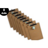 Discountershop 7x Klemborden - Klemborden A4 - Klemborden hout A4 31 x 22 x 1.5 cm Discountershop 7x Klemborden - Klemborden A4 - Klemborden hout A4 31 x 22 x 1.5 cm