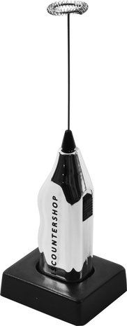 Discountershop Elektrisch Cappuccino Klopper -Melkopschuimer - RVS - Handmatige Melkopschuimer Discountershop Elektrisch Cappuccino Klopper -Melkopschuimer - RVS - Handmatige Melkopschuimer