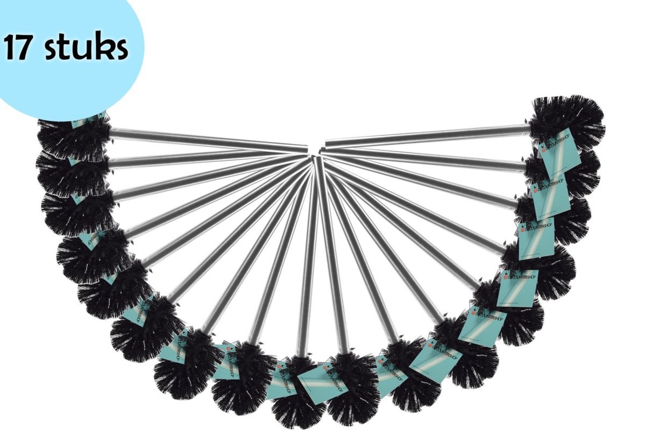 Discountershop Loose toilet brush universal stainless steel Toilet Brush Set - 17 Pieces Toilet brush WC Toilet Brush Brushes Toilet brushes Discountershop Loose toilet brush universal stainless steel Toilet Brush Set - 17 Pieces Toilet brush WC Toilet Brush Brushes Toilet brushes