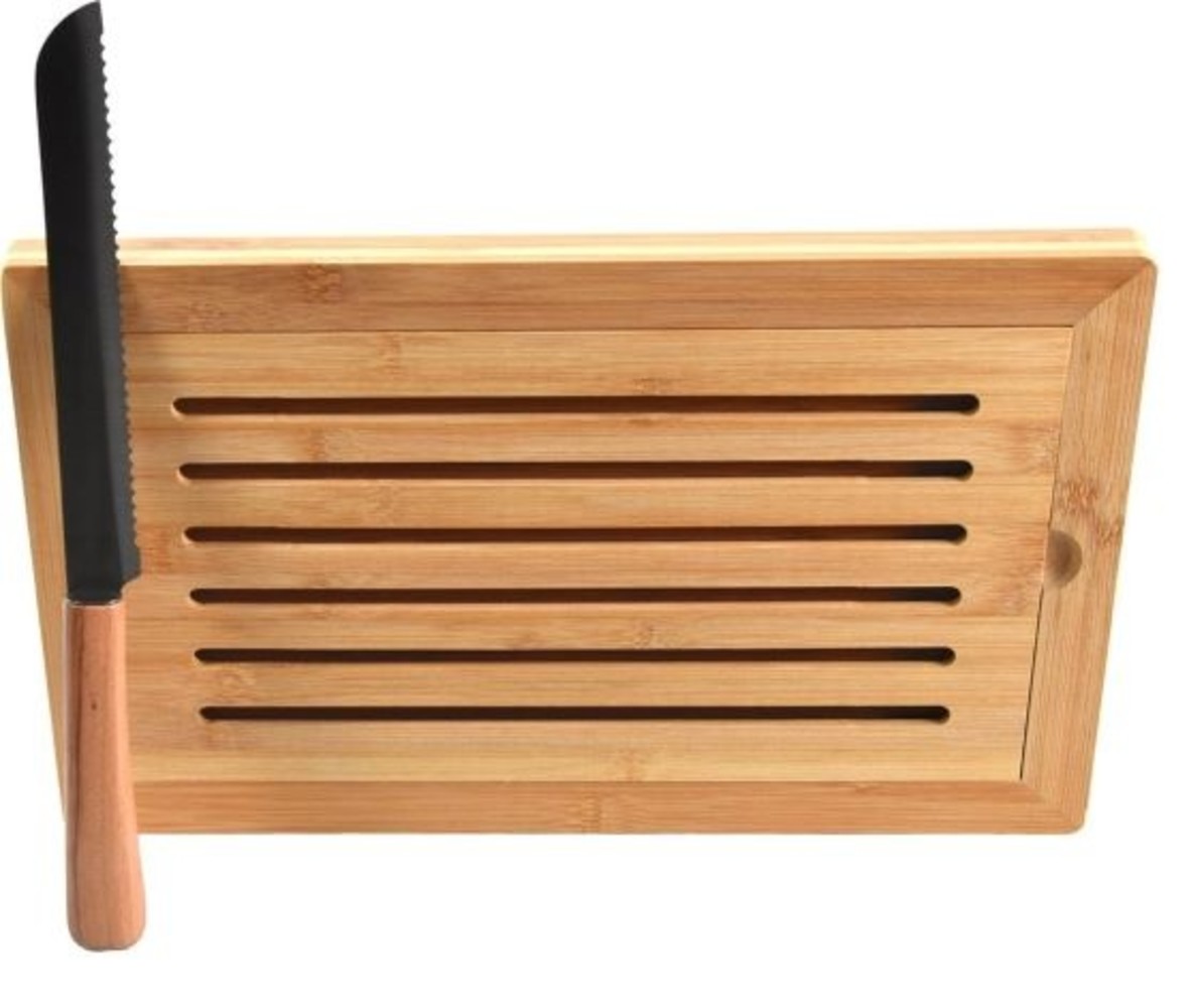 Discountershop Houten broodsnijplank - Kruimelopvangplank Broodsnijplank -Geen broodmes Discountershop Houten broodsnijplank - Kruimelopvangplank Broodsnijplank -Geen broodmes