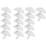 Discountershop Transparante Paraplu Bruiloft 100 cm - Doorzichtige Koepelparaplu - Bruidsparaplu 100 cm - 17 stuks Voordelpak Discountershop Transparante Paraplu Bruiloft 100 cm - Doorzichtige Koepelparaplu - Bruidsparaplu 100 cm - 17 stuks Voordelpak