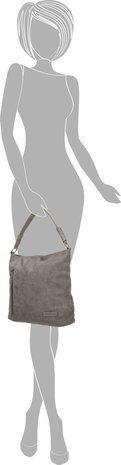Bicky Bernard Bicky bernard -Schoudertas - Handtas Tizni - modern tas -Grijs-Mid-grey Bicky Bernard Bicky bernard -Schoudertas - Handtas Tizni - modern tas -Grijs-Mid-grey