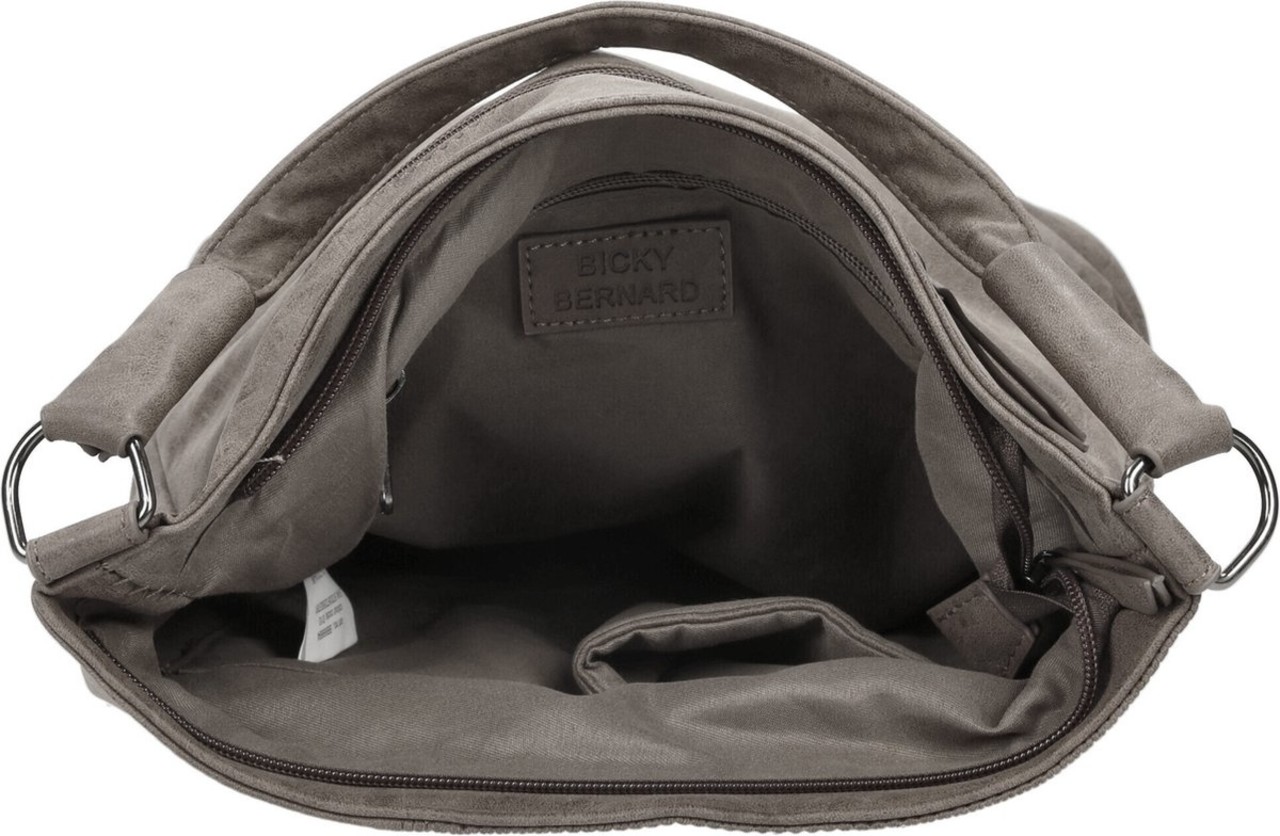 Bicky Bernard  Bicky bernard -Shoulder bag - Handbag Tizni - modern bag -Grey-Mid-grey Bicky Bernard  Bicky bernard -Shoulder bag - Handbag Tizni - modern bag -Grey-Mid-grey