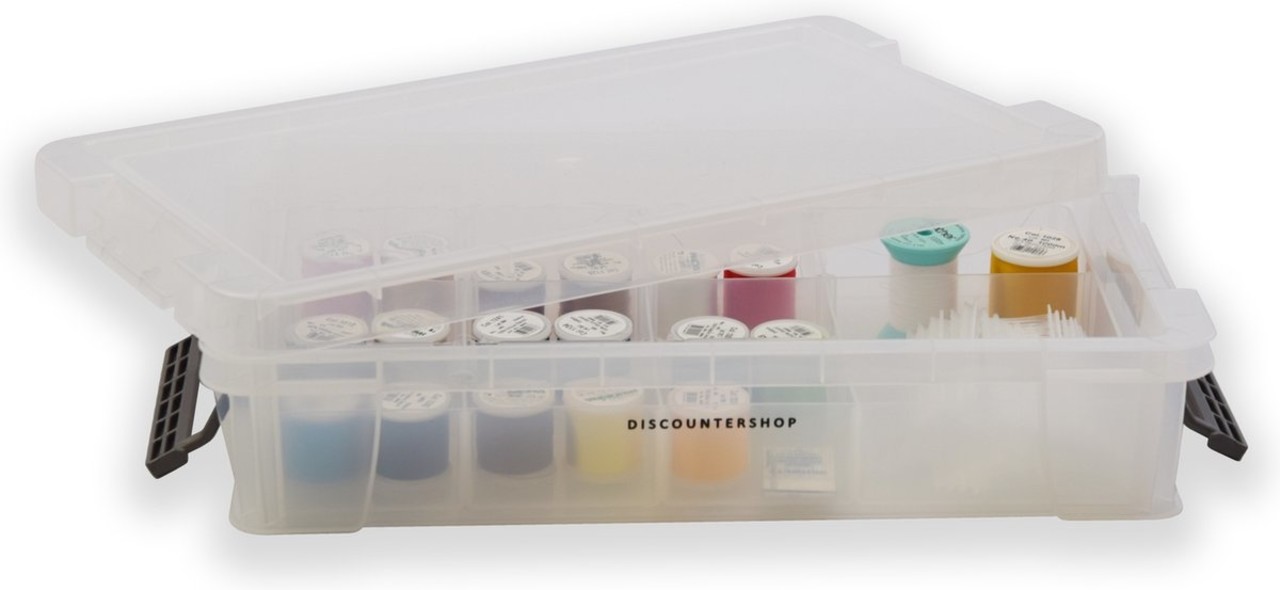 Discountershop Ideal storage box | Storage divider | Storage box with removable compartments | Divider | 5.5 liters Discountershop Ideal storage box | Storage divider | Storage box with removable compartments | Divider | 5.5 liters