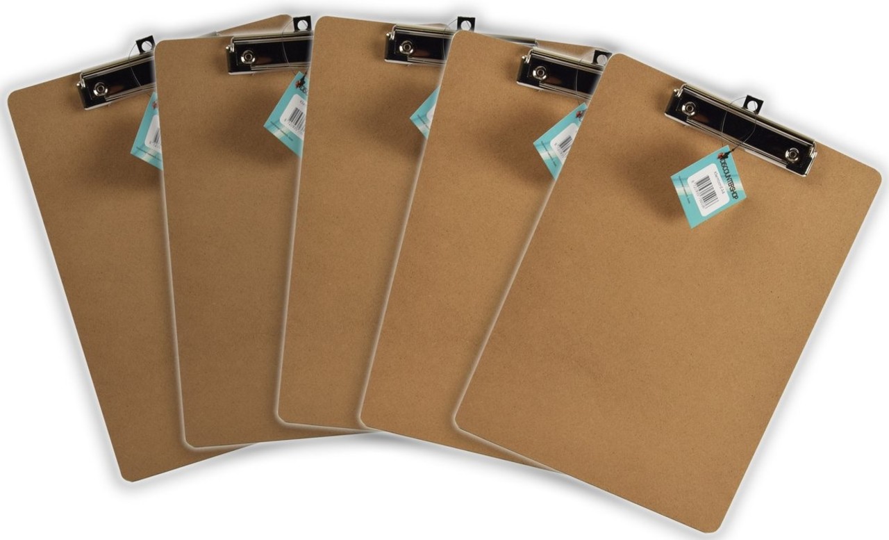 Discountershop 5x Clipboards - Clipboards A4 - Clipboards wood A4 31 x 22 x 1.5 cm Discountershop 5x Clipboards - Clipboards A4 - Clipboards wood A4 31 x 22 x 1.5 cm