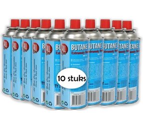 Merkloos 400ml Butane Gas Can - MSF-1a Value Pack - 10 Pieces Merkloos 400ml Butane Gas Can - MSF-1a Value Pack - 10 Pieces