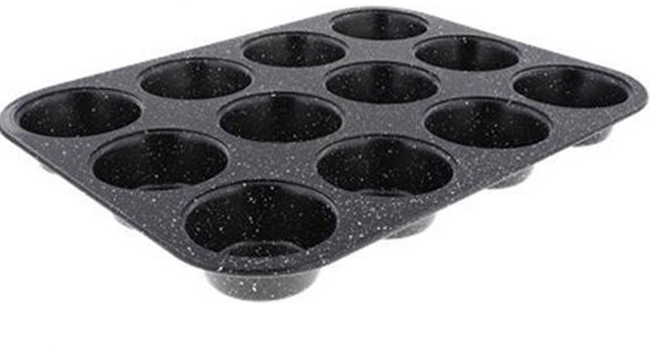 Merkloos Muffinvorm bakvorm - 12 stuks - met antiaanbaklaag
