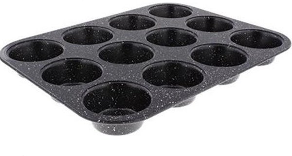 Merkloos Muffinvorm bakvorm - 12 stuks - met antiaanbaklaag