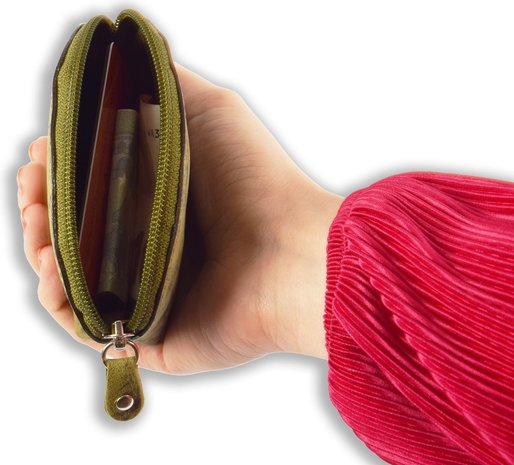 4 East Portemonnee - vakantie portemonnee - Compact portemonnee - Buffelleer portemonnee - Kleine portemonnee - Portemonnee - Ronde portemonnee-4E-004 4 East Portemonnee - vakantie portemonnee - Compact portemonnee - Buffelleer portemonnee - Kleine portemonnee - Portemonnee - Ronde portemonnee-4E-004