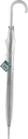 Discountershop Grote Doorzichtige Paraplu 100 cm - Trouwparaplu Transparant - 16 stuks Voordelpak Bruidsparaplu - Windbestendig Discountershop Grote Doorzichtige Paraplu 100 cm - Trouwparaplu Transparant - 16 stuks Voordelpak Bruidsparaplu - Windbestendig