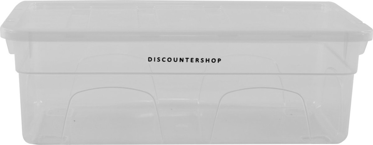 Discountershop Opbergbox Transparant - 33 cm - Polypropeen - Opberger - Opbergbakken - Opbergdoos -5liter - 33x19x11 CM Discountershop Opbergbox Transparant - 33 cm - Polypropeen - Opberger - Opbergbakken - Opbergdoos -5liter - 33x19x11 CM
