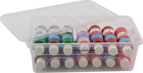 Discountershop Storage box Transparent - 33 cm - Polypropylene - Storage - Storage bins - Storage box -5liter - 33x19x11 CM Discountershop Storage box Transparent - 33 cm - Polypropylene - Storage - Storage bins - Storage box -5liter - 33x19x11 CM