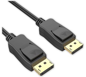Discountershop Cable displayport to displayport cable DP cable - Cable 4K - 2meter Discountershop Cable displayport to displayport cable DP cable - Cable 4K - 2meter