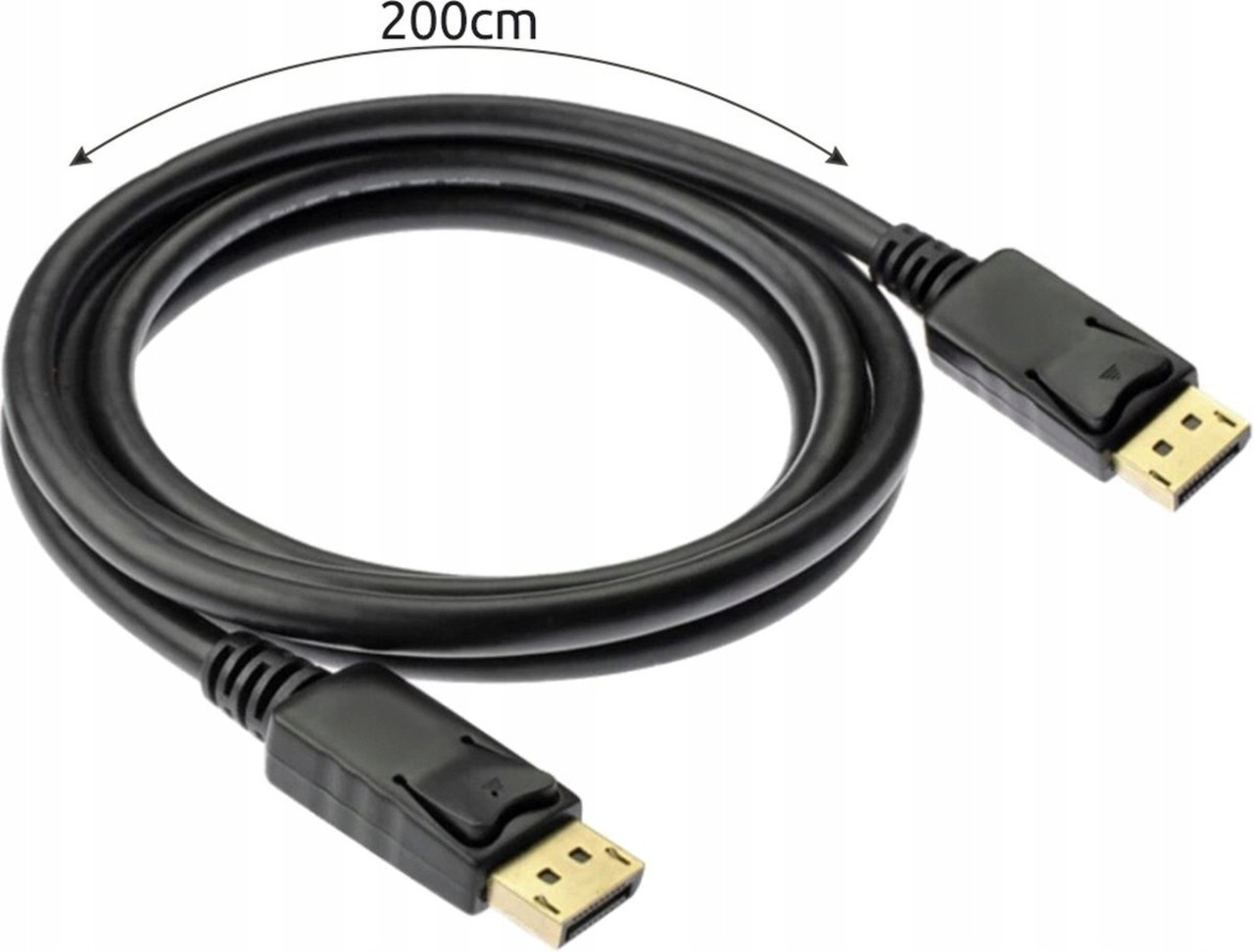 Discountershop Kabel displayport naar displayport kabel DP kabel - Kabel 4K - 2meter Discountershop Kabel displayport naar displayport kabel DP kabel - Kabel 4K - 2meter