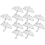 Discountershop Transparent PVC Stick Umbrella 100cm – Clear Dome – Transparent Wedding Umbrellas – 12 Pack Value Set – Durable Wind-Resistant Strong Snow Proof Umbrella Discountershop Transparent PVC Stick Umbrella 100cm – Clear Dome – Transparent Wedding Umbrellas – 12 Pack Value Set – Durable Wind-Resistant Strong Snow Proof Umbrella