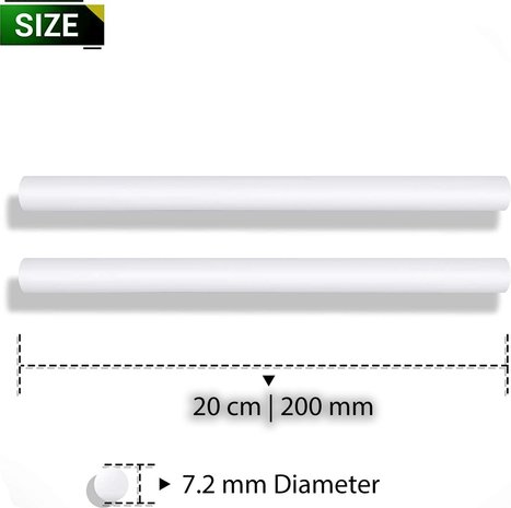 Discountershop Glue Gun Refills - Glue Sticks 7MM Round - 100 MM Long - Glue Patterns for Glue Gun - Glue GunGlue Stick - GLUE PATTERNS - 7 mm X100MM - Glue Sticks - Glue Gun Glue Sticks - NOTE 12 Glue Sticks - Universal Glue Gun sticks Discountershop Glue Gun Refills - Glue Sticks 7MM Round - 100 MM Long - Glue Patterns for Glue Gun - Glue GunGlue Stick - GLUE PATTERNS - 7 mm X100MM - Glue Sticks - Glue Gun Glue Sticks - NOTE 12 Glue Sticks - Universal Glue Gun sticks