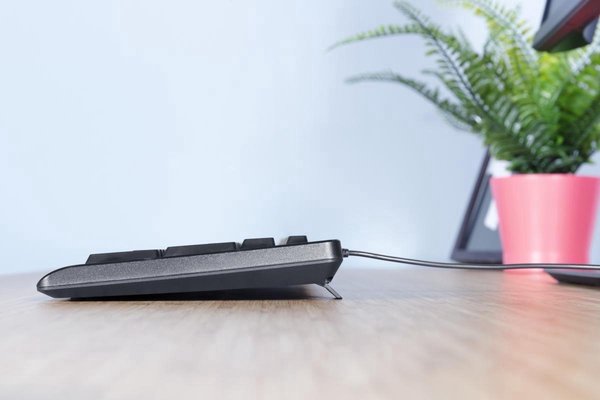 Trust Toetsenbord en Muis trust - QWERTY - Zwart Een simpel setje voor een goede basis