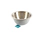 Discountershop Small kitchen colander stainless steel - White 24 cm Discountershop Small kitchen colander stainless steel - White 24 cm