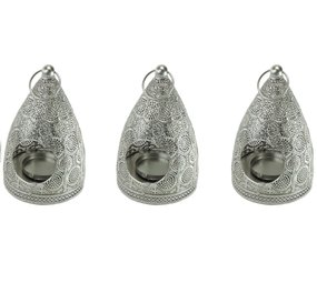 Discountershop 3x Sierlijke waxinelichthouders oosters | theelichthouder | oosterse Lantaarn | metalen kandelaar Discountershop 3x Sierlijke waxinelichthouders oosters | theelichthouder | oosterse Lantaarn | metalen kandelaar