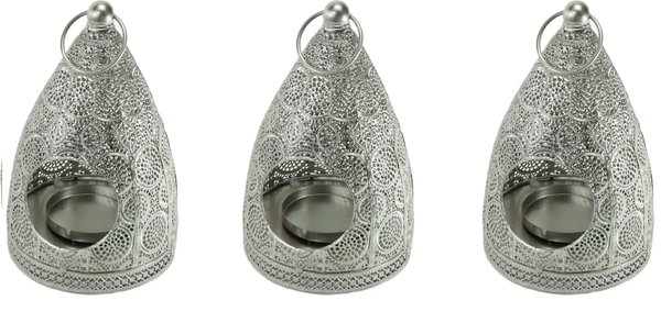 Discountershop 3x  Ornate tea light holders oriental | tea light holder | oriental lantern | metal candlestick Discountershop 3x  Ornate tea light holders oriental | tea light holder | oriental lantern | metal candlestick