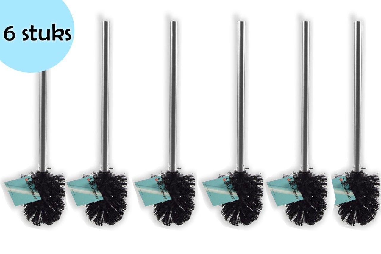 Discountershop Separate toilet brush universal stainless steel Toilet Brush Set - 6 Pieces Toilet brush WC Toilet Brush Brushes Toilet brushes Discountershop Separate toilet brush universal stainless steel Toilet Brush Set - 6 Pieces Toilet brush WC Toilet Brush Brushes Toilet brushes