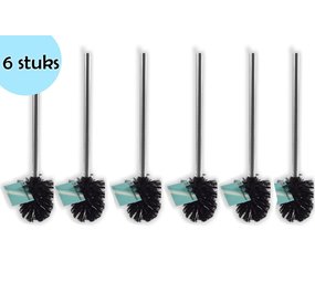 Discountershop Losse toiletborstel universele RVS Toiletborstel Set - 6 Stuks WC-borstel WC Toilet Borstel Borstels Toiletborstels Discountershop Losse toiletborstel universele RVS Toiletborstel Set - 6 Stuks WC-borstel WC Toilet Borstel Borstels Toiletborstels