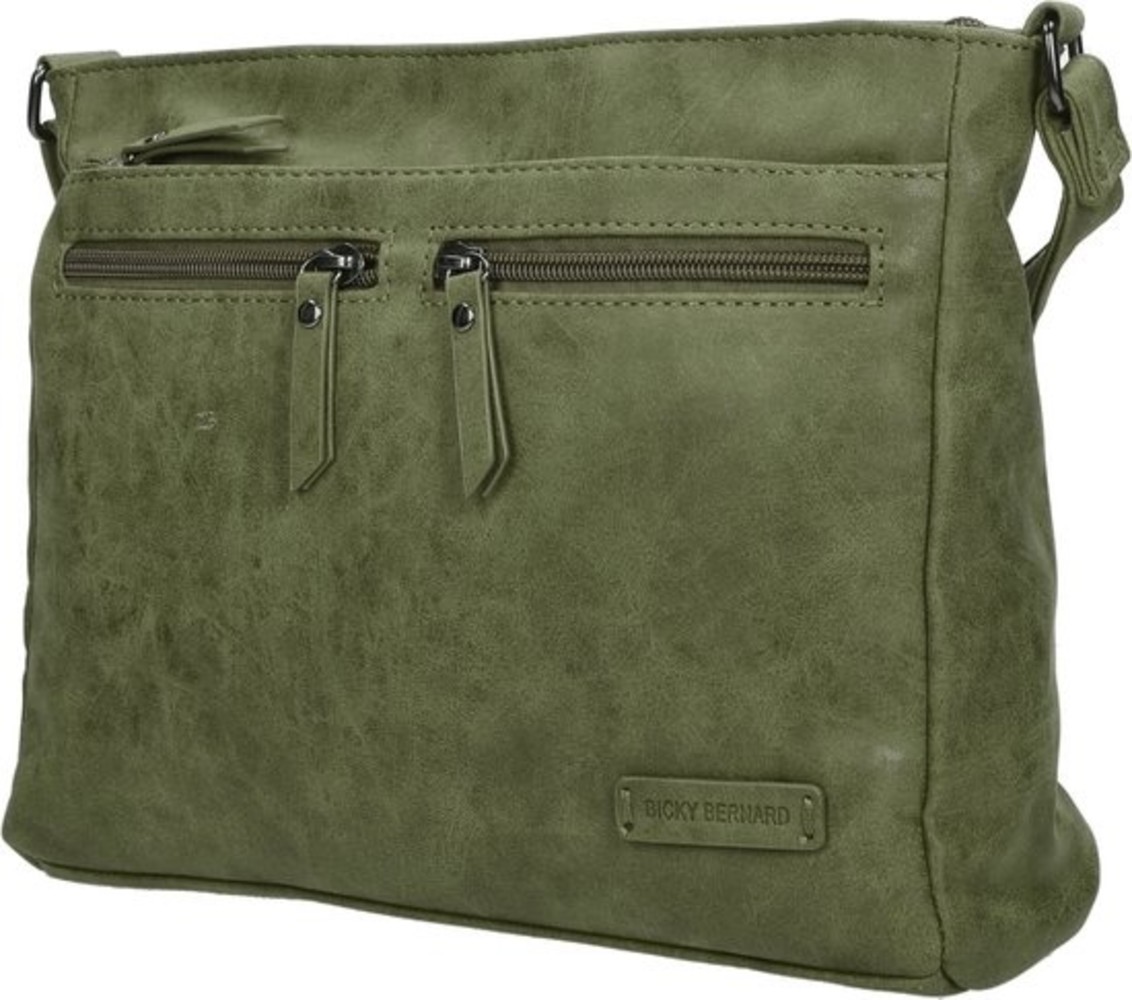 Bicky Bernard  Bicky bernard schoudertas - Olijf | Tassen Dames schoudertas | schoudertas dames | crossbody tas Bicky Bernard  Bicky bernard schoudertas - Olijf | Tassen Dames schoudertas | schoudertas dames | crossbody tas