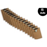 Discountershop 15x Klemborden - Klemborden A4 - Klemborden hout A4 31 x 22 x 1.5 cm Discountershop 15x Klemborden - Klemborden A4 - Klemborden hout A4 31 x 22 x 1.5 cm