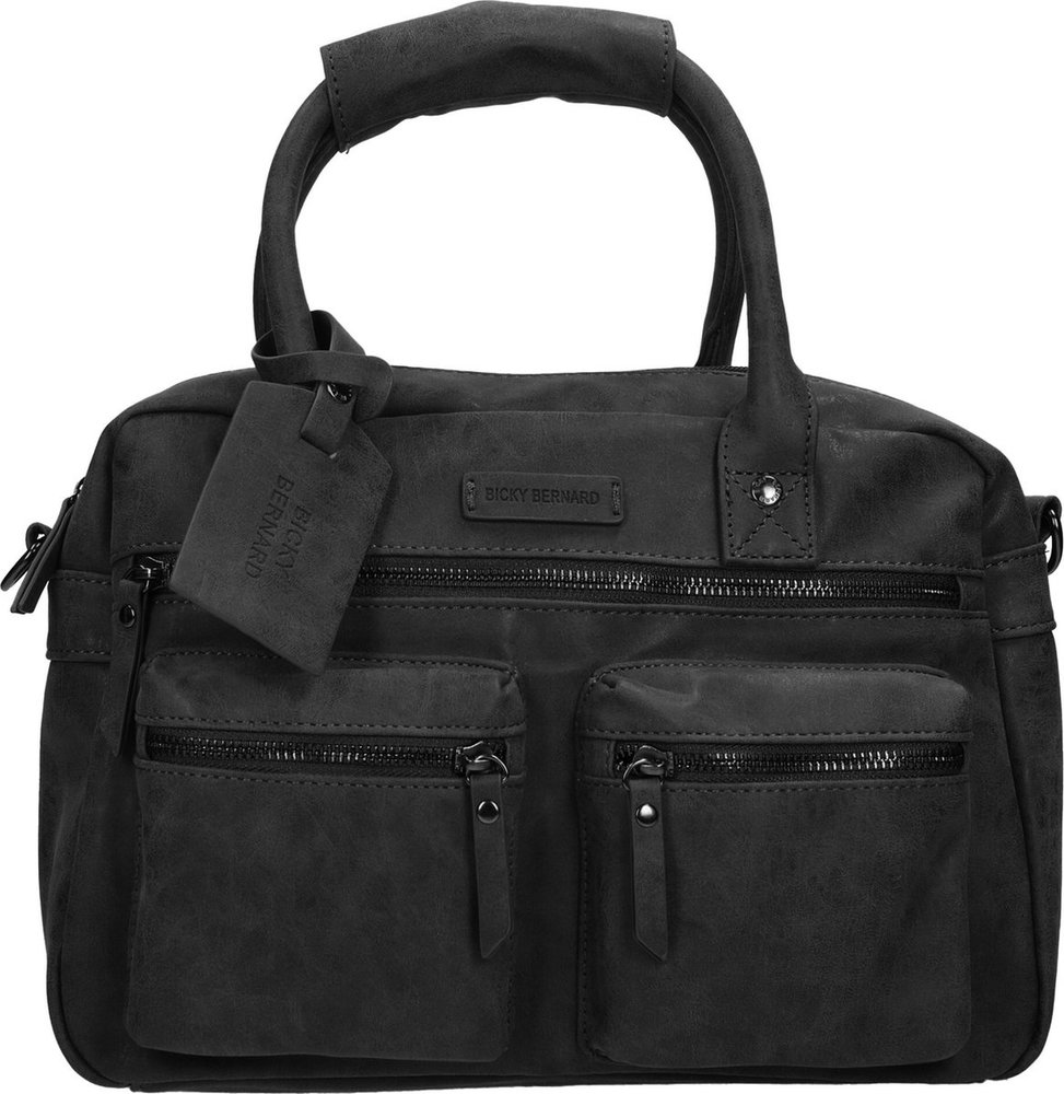 Bicky Bernard  Bicky Bernard Handbag wrap Hand & Shoulder Western Bag Black