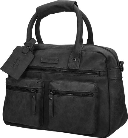 Bicky Bernard  Bicky Bernard Handbag wrap Hand & Shoulder Western Bag Black