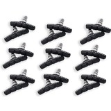 Discountershop 9 Set Universele Rubberen Fiets V Remblokken Set - 9 Paar – 18 Stuks – 70mm | Rubber Remblokjes | Fietsen Remblok | Remblokkenset | Remblokset Geschikt voor Mountainbike, Stadsfiets, Vouwfiets en Tourfiets Discountershop 9 Set Universele Rubberen Fiets V Remblokken Set - 9 Paar – 18 Stuks – 70mm | Rubber Remblokjes | Fietsen Remblok | Remblokkenset | Remblokset Geschikt voor Mountainbike, Stadsfiets, Vouwfiets en Tourfiets