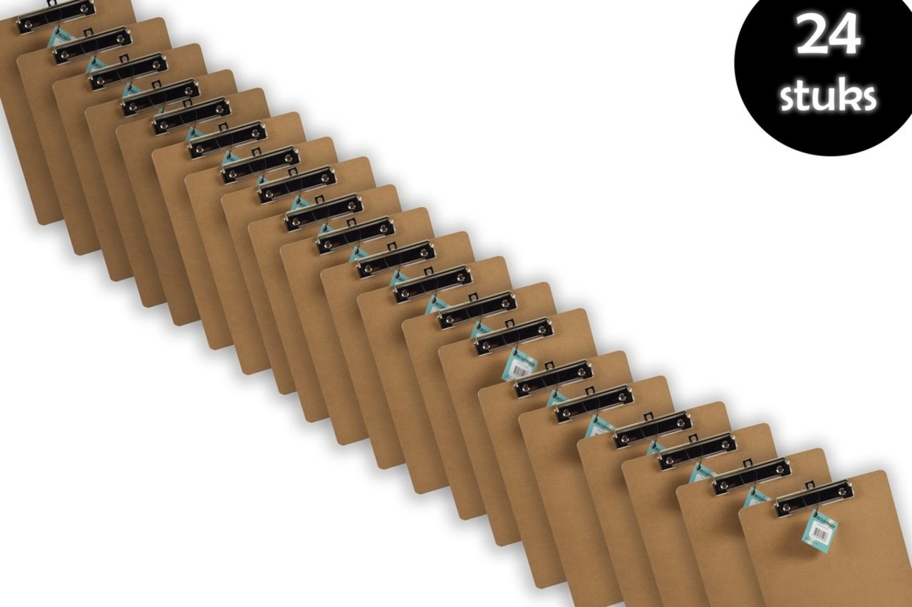 Discountershop 24x Clipboards - Clipboards A4 - Clipboards wood A4 31 x 22 x 1.5 cm Discountershop 24x Clipboards - Clipboards A4 - Clipboards wood A4 31 x 22 x 1.5 cm