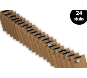 Discountershop 24x Klemborden - Klemborden A4 - Klemborden hout A4 31 x 22 x 1.5 cm Discountershop 24x Klemborden - Klemborden A4 - Klemborden hout A4 31 x 22 x 1.5 cm