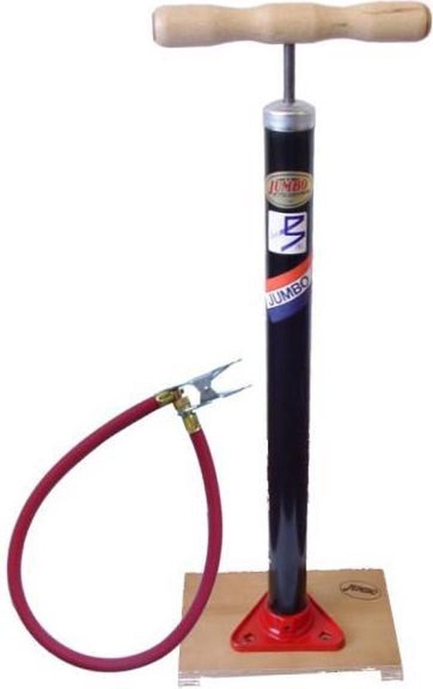 Jumbo Jumbo Pomp - Fietspomp - Plank en Slang - Zwart Jumbo Jumbo Pomp - Fietspomp - Plank en Slang - Zwart