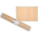 Merkloos Bamboe badkamer douche sauna en bad mat - 50x75 cm - 1 stuks in de verpakking Merkloos Bamboe badkamer douche sauna en bad mat - 50x75 cm - 1 stuks in de verpakking