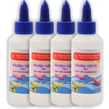 Discountershop 4x Hobbylijm universeel Alleslijm 100ML - Lijm voor papier - Lijm voor karton - Lijm voor textiel - Lijm voor piepschuim. Discountershop 4x Hobbylijm universeel Alleslijm 100ML - Lijm voor papier - Lijm voor karton - Lijm voor textiel - Lijm voor piepschuim.