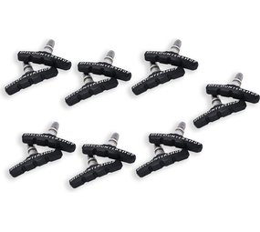 Discountershop 7 set Universele Rubberen Fiets V Remblokken Set - 7 Paar – 14 Stuks – 70mm | Rubber Remblokjes | Fietsen Remblok | Remblokkenset | Remblokset Geschikt voor Mountainbike, Stadsfiets, Vouwfiets en Tourfiets Discountershop 7 set Universele Rubberen Fiets V Remblokken Set - 7 Paar – 14 Stuks – 70mm | Rubber Remblokjes | Fietsen Remblok | Remblokkenset | Remblokset Geschikt voor Mountainbike, Stadsfiets, Vouwfiets en Tourfiets