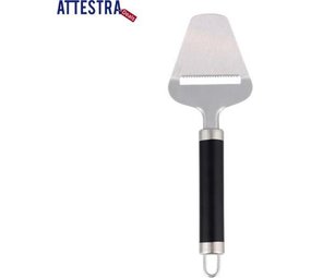 Merkloos Redstone Kaasschaaf - Zwart / Zilver - RVS - 23,8cm Merkloos Redstone Kaasschaaf - Zwart / Zilver - RVS - 23,8cm