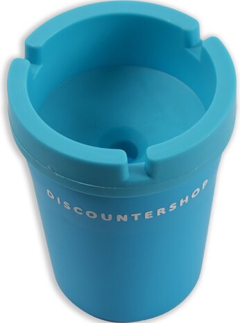 Discountershop 4 pieces Cup holder Car ashtray for the car - Car ashtray - car accessories - blue Discountershop 4 pieces Cup holder Car ashtray for the car - Car ashtray - car accessories - blue