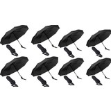Discountershop 8x Automatische Stormparaplu - Paraplu – Automatisch, Opvouwbaar & Windproof tot 70 - 80 km p/u - Ø 95 cm - 7 panelen - Dubbele Laag - Zwart Discountershop 8x Automatische Stormparaplu - Paraplu – Automatisch, Opvouwbaar & Windproof tot 70 - 80 km p/u - Ø 95 cm - 7 panelen - Dubbele Laag - Zwart