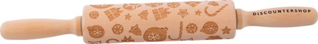 Discountershop Deegroller van hout voor kerstkoekjes | Gegraveerde Deegroller |kerstgebak| Uitsteekvormpjes |koekvormpjes| Koekjes | Koek | Discountershop Deegroller van hout voor kerstkoekjes | Gegraveerde Deegroller |kerstgebak| Uitsteekvormpjes |koekvormpjes| Koekjes | Koek |